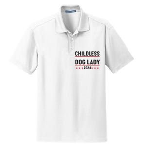 Childless Dog Ladies Dog Lady Dry Zone Grid Polo