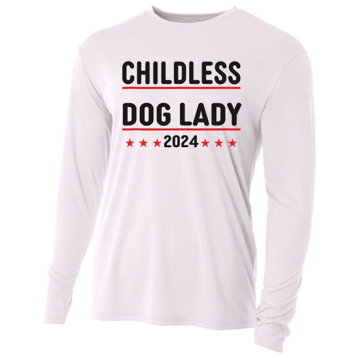 Childless Dog Ladies Dog Lady Cooling Performance Long Sleeve Crew