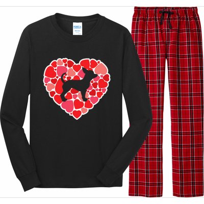 Chihuahua Dog Lovers Valentines Day Chihuahua Long Sleeve Pajama Set