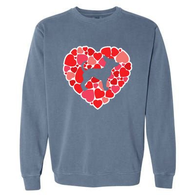 Chihuahua Dog Lovers Valentines Day Chihuahua Garment-Dyed Sweatshirt