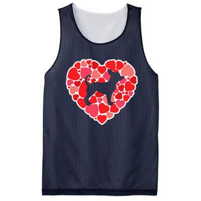 Chihuahua Dog Lovers Valentines Day Chihuahua Mesh Reversible Basketball Jersey Tank