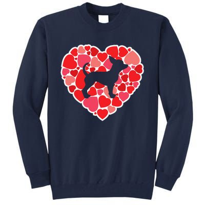 Chihuahua Dog Lovers Valentines Day Chihuahua Tall Sweatshirt