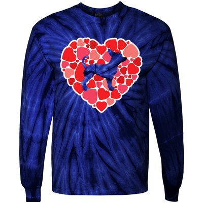 Chihuahua Dog Lovers Valentines Day Chihuahua Tie-Dye Long Sleeve Shirt