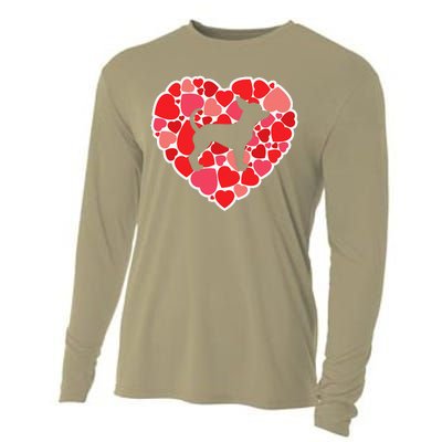 Chihuahua Dog Lovers Valentines Day Chihuahua Cooling Performance Long Sleeve Crew