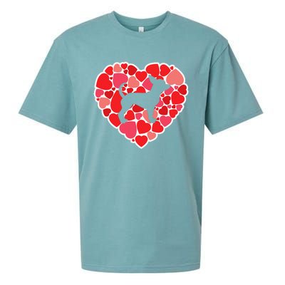 Chihuahua Dog Lovers Valentines Day Chihuahua Sueded Cloud Jersey T-Shirt