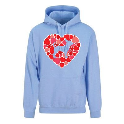 Chihuahua Dog Lovers Valentines Day Chihuahua Unisex Surf Hoodie