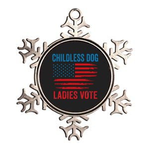 Childless Dog Ladies Metallic Star Ornament