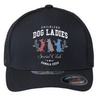 Childless Dog Lady Social Club President Kamala Harris 2024 Flexfit Unipanel Trucker Cap