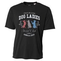 Childless Dog Lady Social Club President Kamala Harris 2024 Cooling Performance Crew T-Shirt