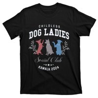 Childless Dog Lady Social Club President Kamala Harris 2024 T-Shirt