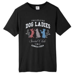 Childless Dog Lady Social Club President Kamala Harris 2024 Tall Fusion ChromaSoft Performance T-Shirt