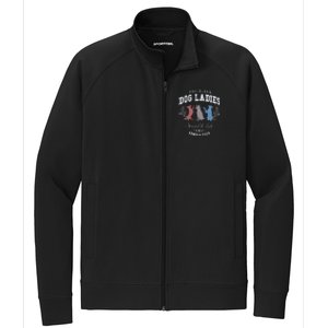 Childless Dog Lady Social Club President Kamala Harris 2024 Stretch Full-Zip Cadet Jacket