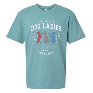 Childless Dog Lady Social Club President Kamala Harris 2024 Sueded Cloud Jersey T-Shirt