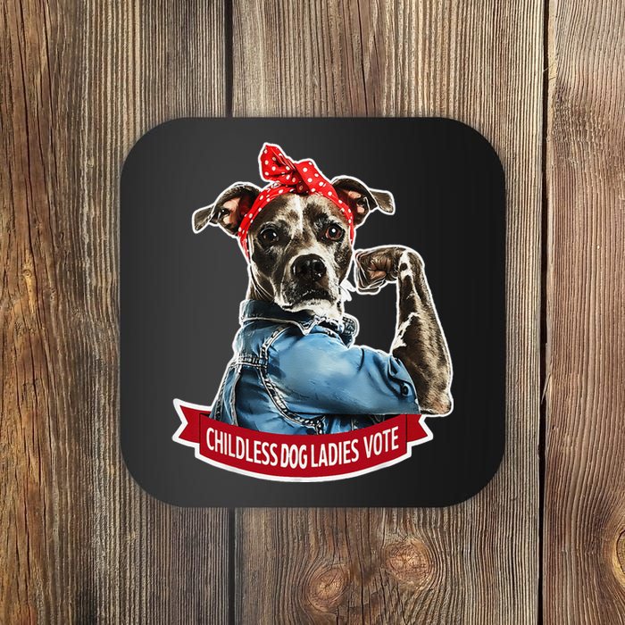 Childless Dog Ladies Vote Gift Coaster