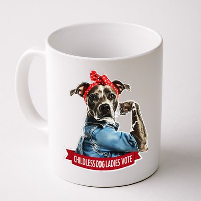 Childless Dog Ladies Vote Gift Coffee Mug