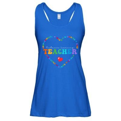 Cute Distance Learning Teacher Appreciati To School Gift Ladies Essential Flowy Tank