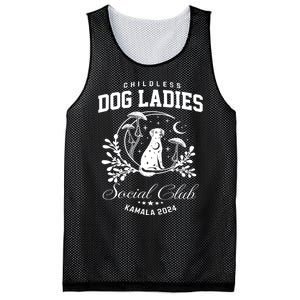 Childless Dog Lady Social Club President Kamala Harris 2024 Mesh Reversible Basketball Jersey Tank