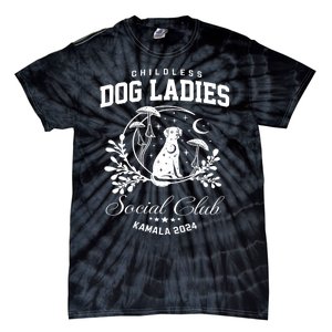 Childless Dog Lady Social Club President Kamala Harris 2024 Tie-Dye T-Shirt