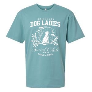 Childless Dog Lady Social Club President Kamala Harris 2024 Sueded Cloud Jersey T-Shirt