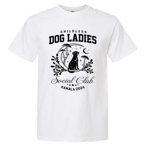 Childless Dog Lady Social Club President Kamala Harris 2024 Garment-Dyed Heavyweight T-Shirt