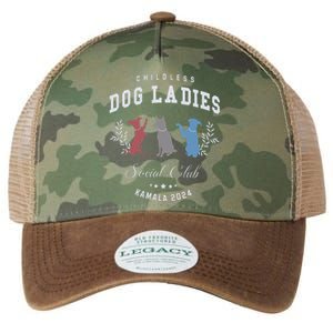 Childless Dog Lady Social Club President Kamala Harris 2024 Gift Legacy Tie Dye Trucker Hat