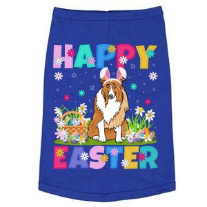 Collie Dog Lover Happy Easter Bunny Collie Easter Sunday Gift Doggie Tank