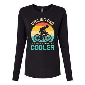 Cycling Dad Like A Regular Dad But Cooler Funny Cyclist Gift Womens Cotton Relaxed Long Sleeve T-Shirt