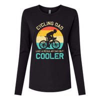 Cycling Dad Like A Regular Dad But Cooler Funny Cyclist Gift Womens Cotton Relaxed Long Sleeve T-Shirt