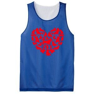 Corgi Dog Lover Funny Love Heart Corgi Valentine's Day Funny Gift Mesh Reversible Basketball Jersey Tank