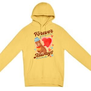 Cute Dog Lovers Forever Always Gift Premium Pullover Hoodie