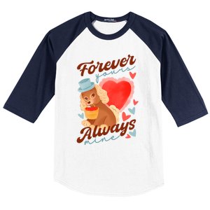 Cute Dog Lovers Forever Always Gift Baseball Sleeve Shirt