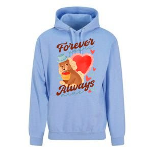 Cute Dog Lovers Forever Always Gift Unisex Surf Hoodie