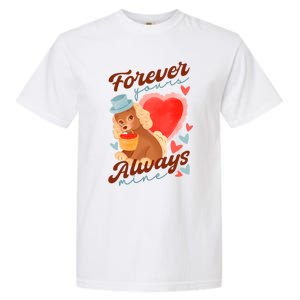 Cute Dog Lovers Forever Always Gift Garment-Dyed Heavyweight T-Shirt