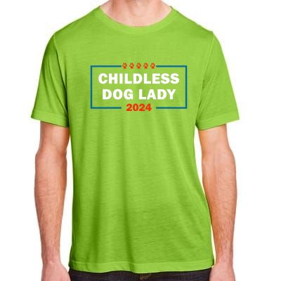 Childless Dog Lady Is Voting Kamala Election Usa 2024 Adult ChromaSoft Performance T-Shirt