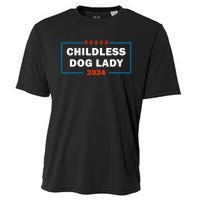 Childless Dog Lady Is Voting Kamala Election Usa 2024 Cooling Performance Crew T-Shirt