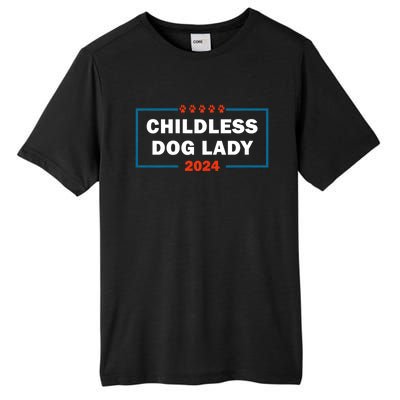 Childless Dog Lady Is Voting Kamala Election Usa 2024 Tall Fusion ChromaSoft Performance T-Shirt