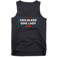 Childless Dog Lady Is Voting Kamala Election Usa 2024 Tank Top