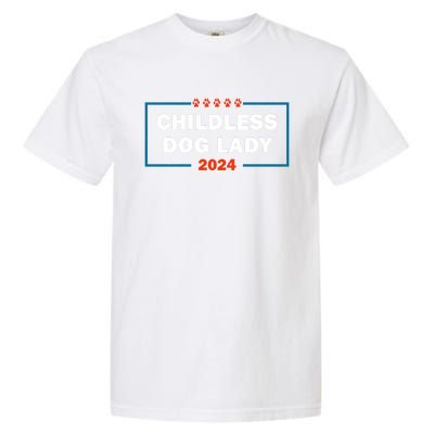 Childless Dog Lady Is Voting Kamala Election Usa 2024 Garment-Dyed Heavyweight T-Shirt