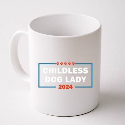 Childless Dog Lady Is Voting Kamala Election Usa 2024 Coffee Mug