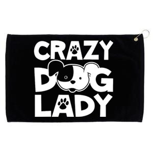 Crazy Dog Lady Grommeted Golf Towel