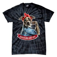 Childless Dog Ladies Vote Rosie The Riveter Tie-Dye T-Shirt