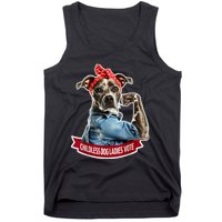 Childless Dog Ladies Vote Rosie The Riveter Tank Top