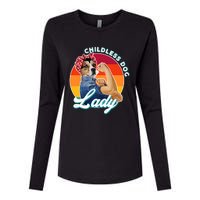 Childless Dog Lady Kamala Harris Funny Womens Cotton Relaxed Long Sleeve T-Shirt