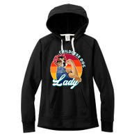 Childless Dog Lady Kamala Harris Funny Women's Fleece Hoodie