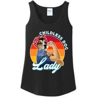 Childless Dog Lady Kamala Harris Funny Ladies Essential Tank