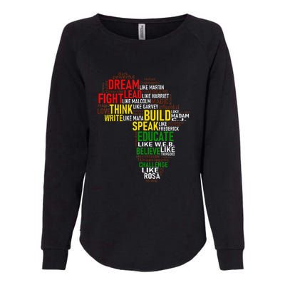 Celebration Dream Like Martin BHM African Womens California Wash Sweatshirt