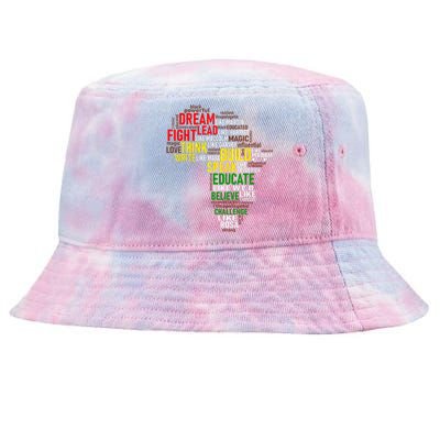 Celebration Dream Like Martin BHM African Tie-Dyed Bucket Hat