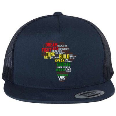 Celebration Dream Like Martin BHM African Flat Bill Trucker Hat