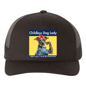 Childless Dog Lady Is Voting Kamala Election Usa 2024 Yupoong Adult 5-Panel Trucker Hat