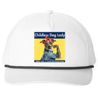 Childless Dog Lady Is Voting Kamala Election Usa 2024 Snapback Five-Panel Rope Hat